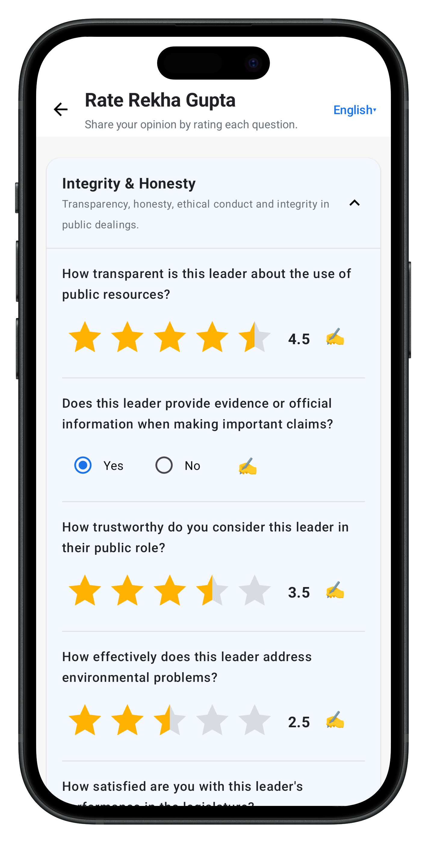 LeadersHub home screen