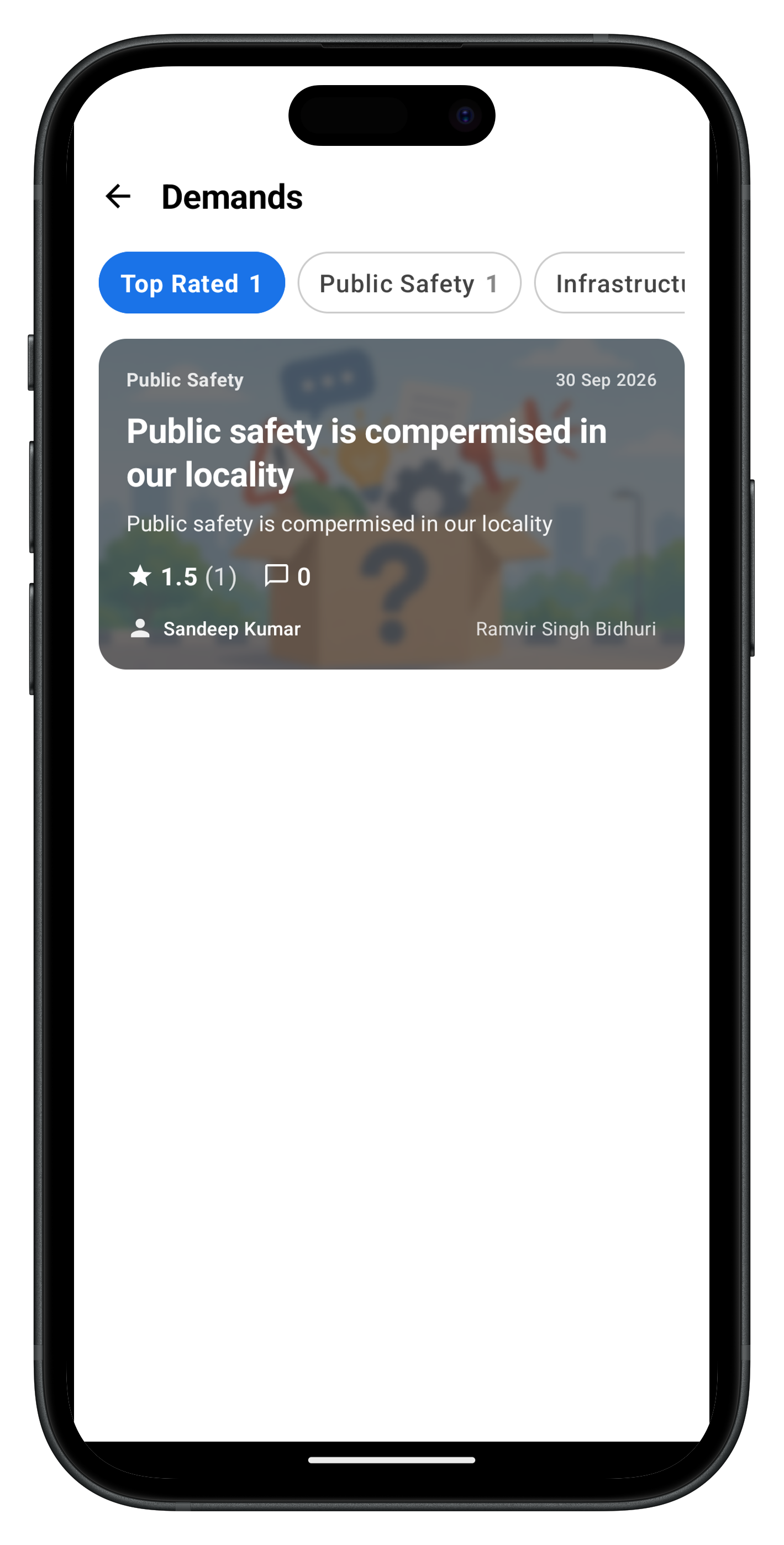 LeadersHub home screen